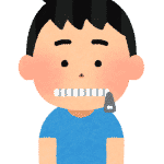 お口にチャックのイラスト