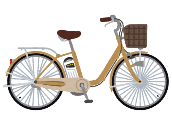 電動アシスト自転車のイラスト