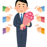 退職のイラスト（男性）